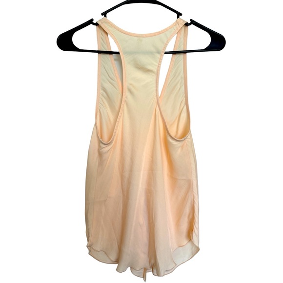 Intimately FREE PEOPLE Small Cinch Top Sleeveless Light Creamy Peach. Silky Soft - Picture 2 of 5